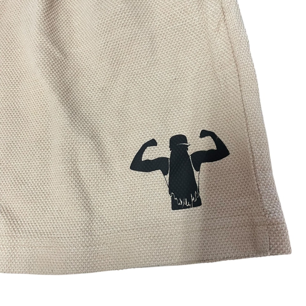 Boohoo Men Beach Gym‎ Workout Training Fitness Drawstring Beige S - Picture 2 of 8